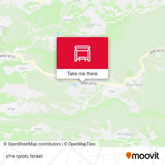 Карта מסעף אילון