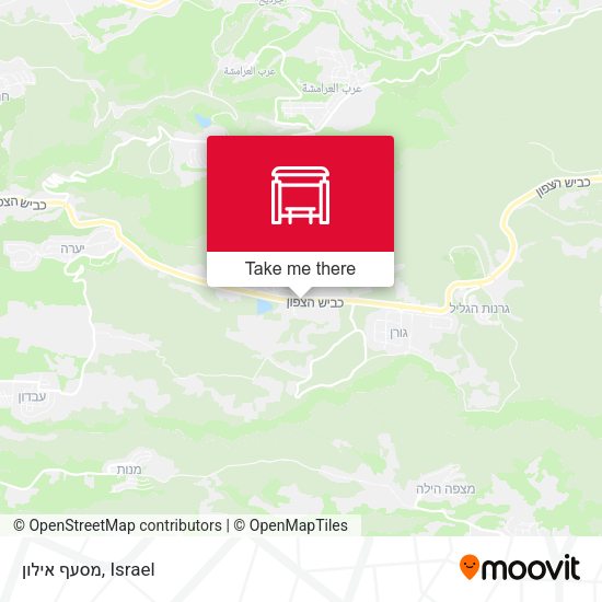 Карта מסעף אילון
