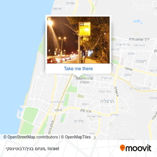 מנחם בגין/ז'בוטינסקי map