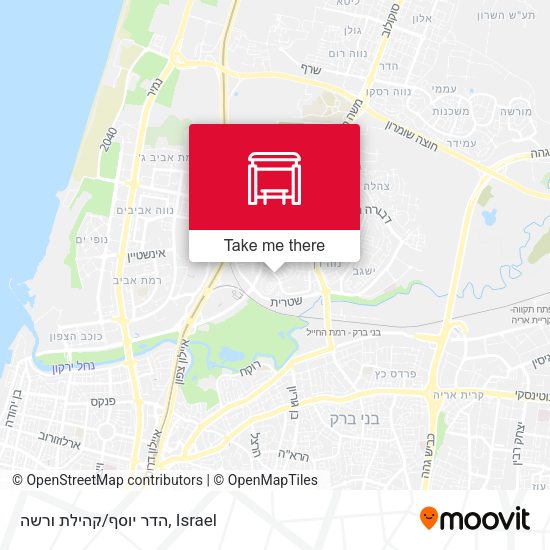 הדר יוסף/קהילת ורשה map