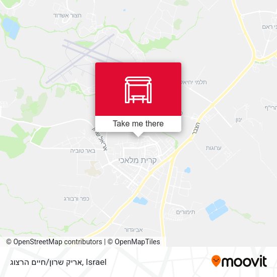 אריק שרון/חיים הרצוג map