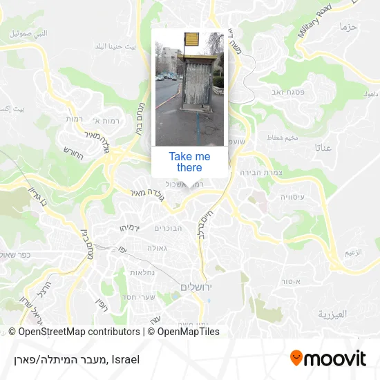 Карта מעבר המיתלה/פארן