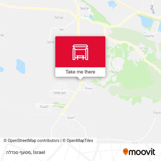 Карта מסעף סנדלה
