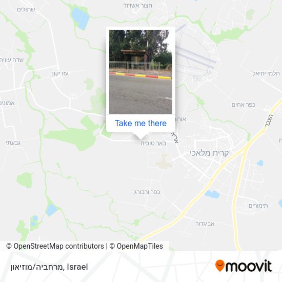 מרחביה/מוזיאון map