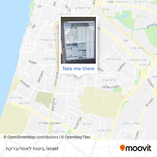 ביטוח לאומי/ברקת map