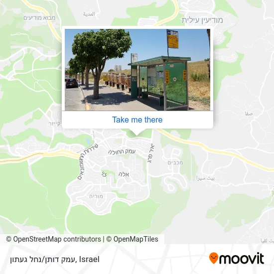 Карта עמק דותן/נחל געתון