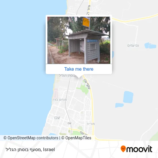 Карта מסעף בוסתן הגליל