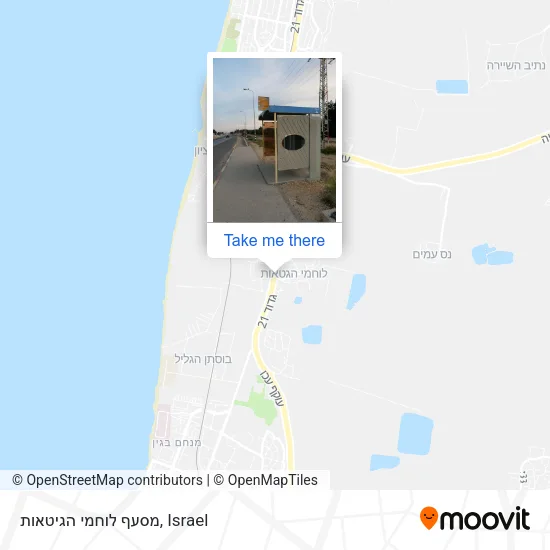 Карта מסעף לוחמי הגיטאות