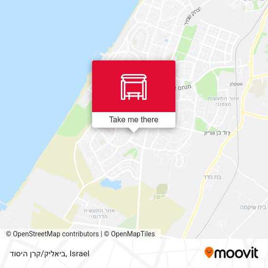 ביאליק/קרן היסוד map