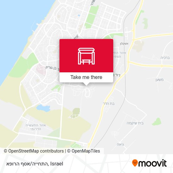 התחייה/אסף הרופא map