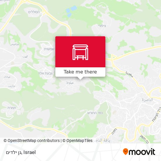 גן ילדים map