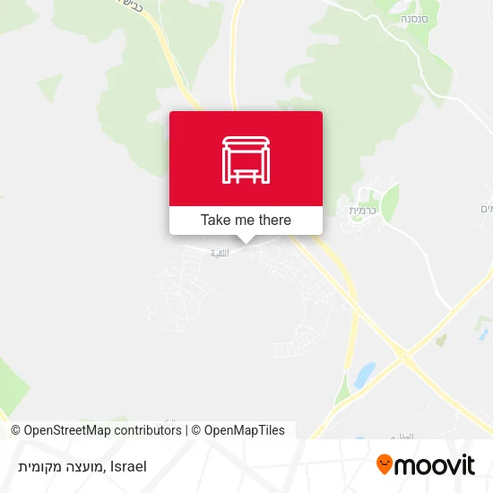 Карта מועצה מקומית