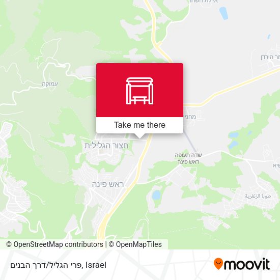 פרי הגליל/דרך הבנים map