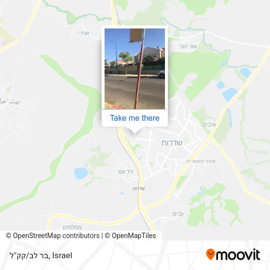 Карта בר לב/קק''ל