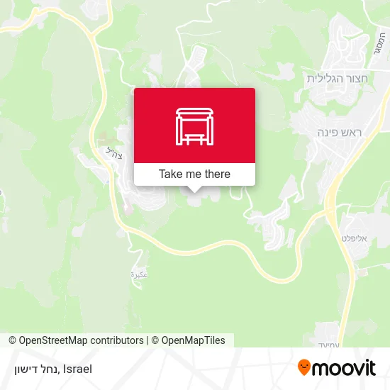 Карта נחל דישון