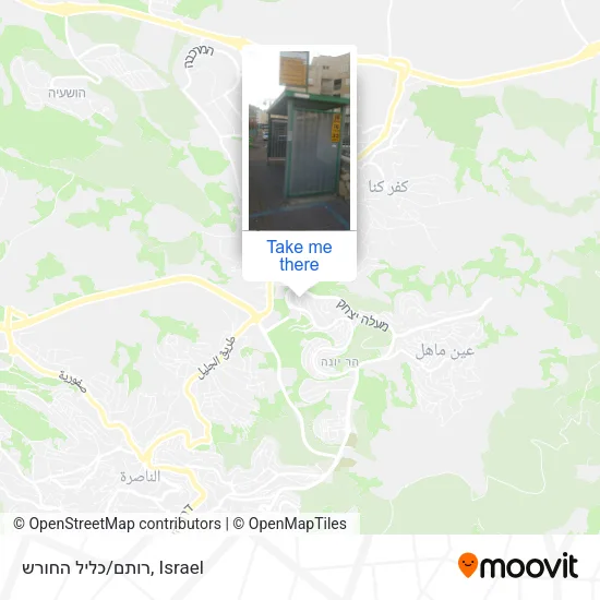 Карта רותם/כליל החורש