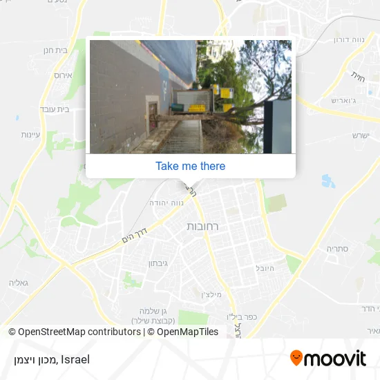 Карта מכון ויצמן