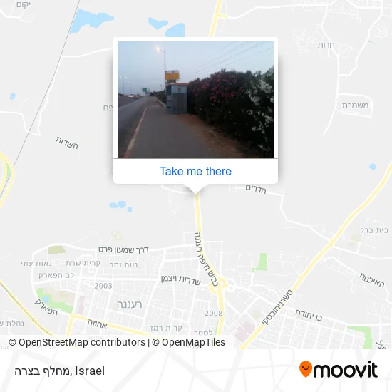Карта מחלף בצרה