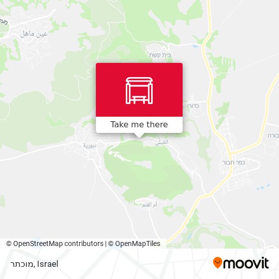 מוכתר map