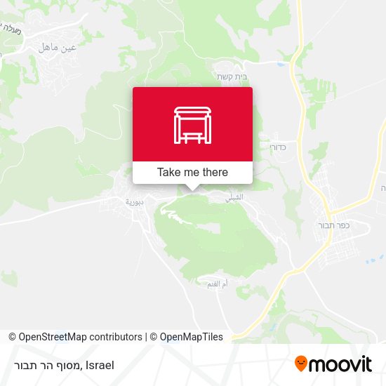 מסוף הר תבור map