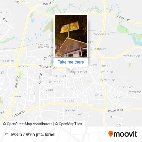 Карта ברון הירש / מונטיפיורי