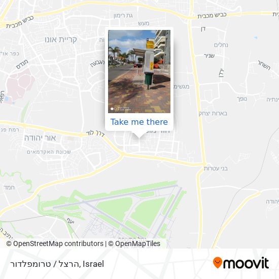 הרצל / טרומפלדור map