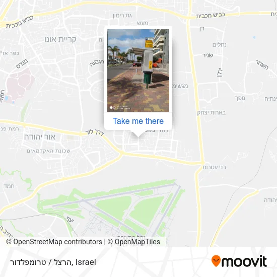 הרצל / טרומפלדור map