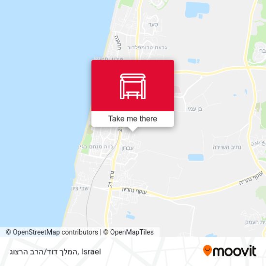המלך דוד/הרב הרצוג map