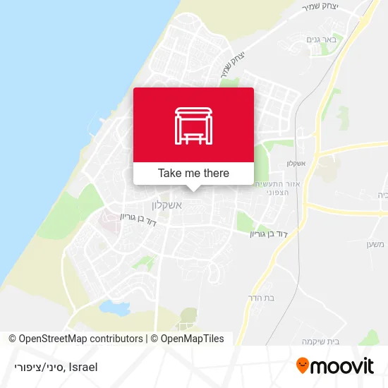 Карта סיני/ציפורי