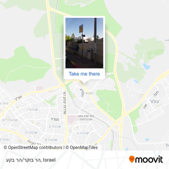 הר בוקר/הר בקע map