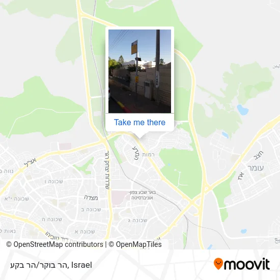 Карта הר בוקר/הר בקע