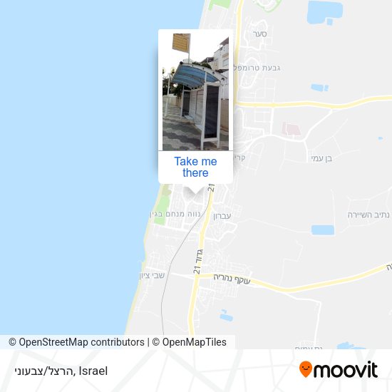 הרצל/צבעוני map