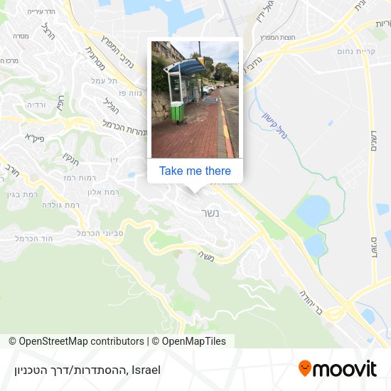 ההסתדרות/דרך הטכניון map