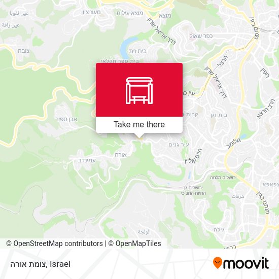 Карта צומת אורה