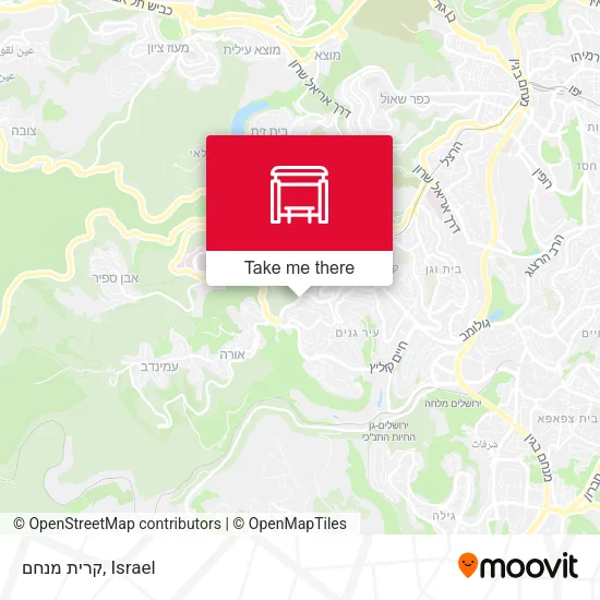 Карта קרית מנחם