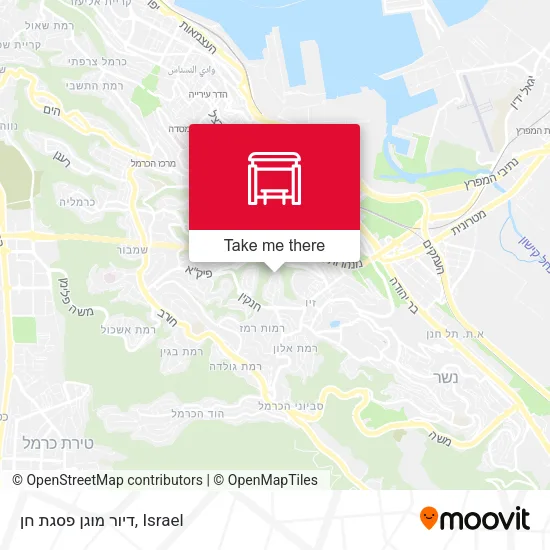 Карта דיור מוגן פסגת חן