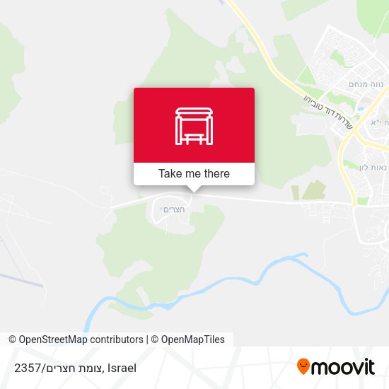 צומת חצרים/2357 map