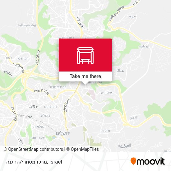 מרכז מסחרי/ההגנה map