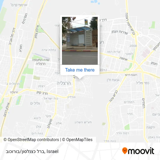 Карта ברל כצנלסון/בורוכוב