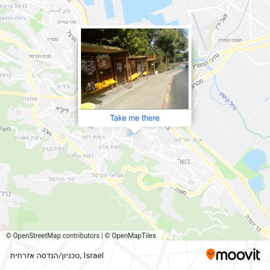 טכניון/הנדסה אזרחית map