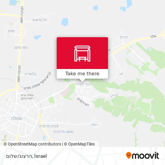 הרצוג/שלום map
