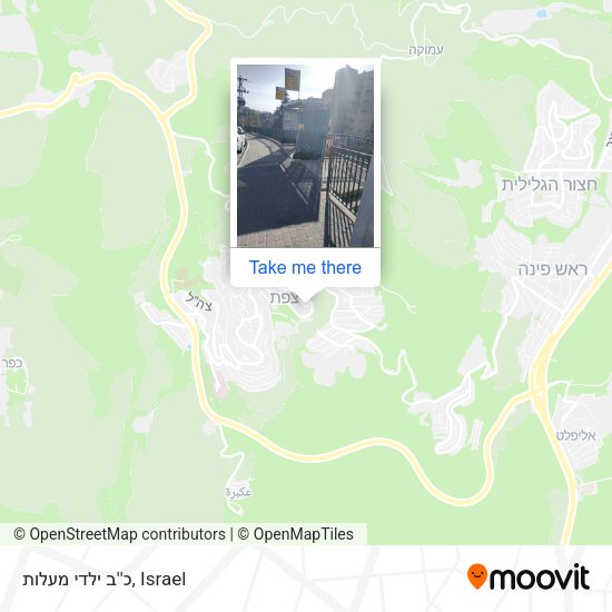 כ''ב ילדי מעלות map