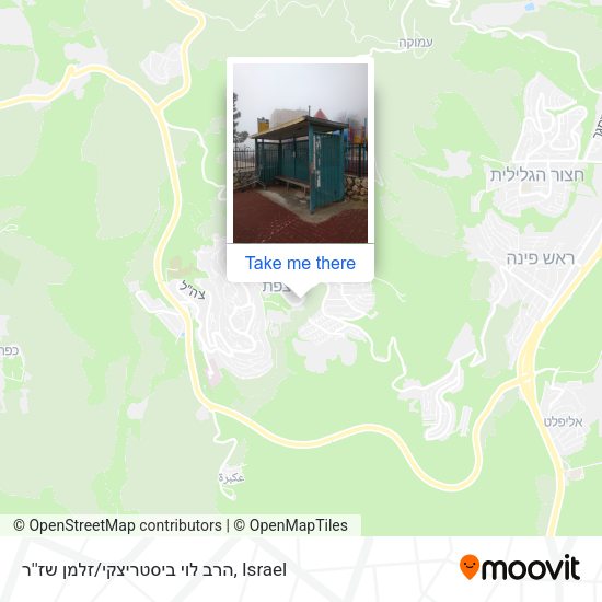 הרב לוי ביסטריצקי/זלמן שז''ר map