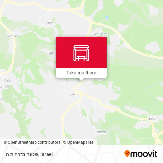 Карта שכונה מזרחית ה