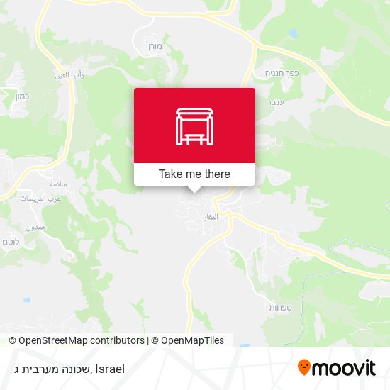 שכונה מערבית ג map