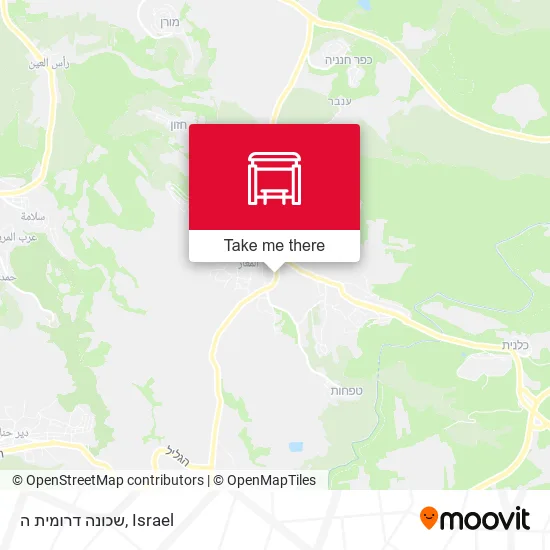 Карта שכונה דרומית ה