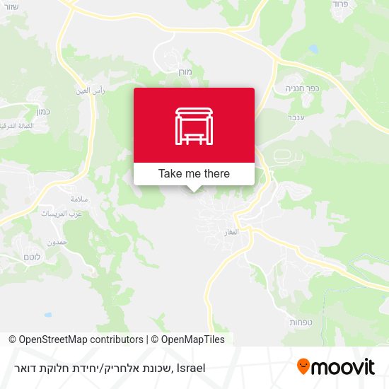 שכונת אלחריק/יחידת חלוקת דואר map