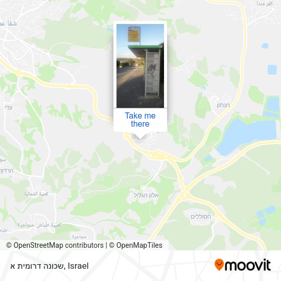 שכונה דרומית א map