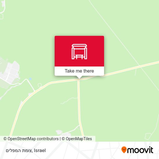 צומת המפלים map
