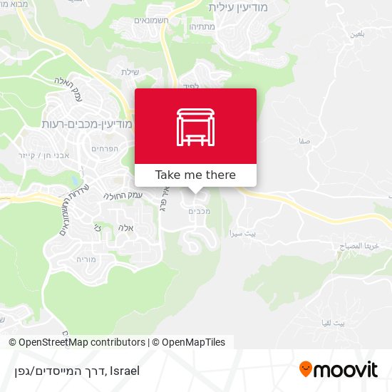 דרך המייסדים/גפן map